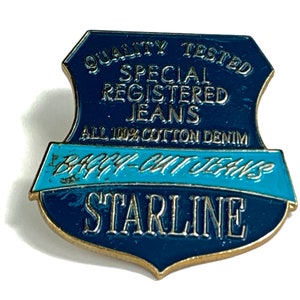Vintage STARLINE, Baggy Cut Jeans Pin.