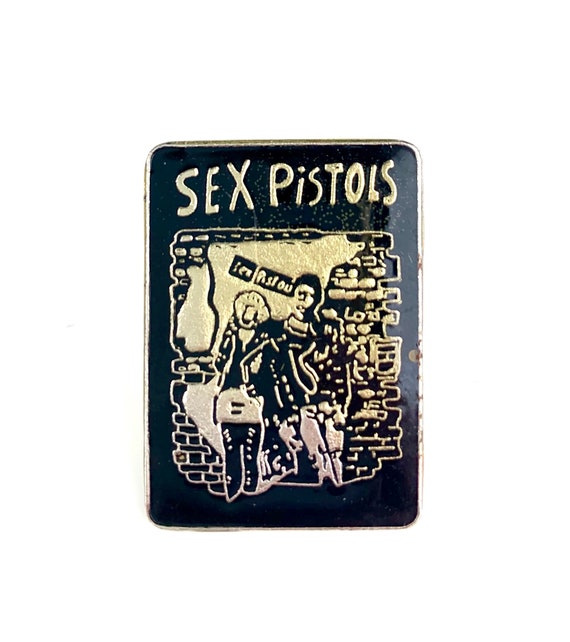 Vintage SEX PISTOLS Pin, Music Pin, Punk Badge.