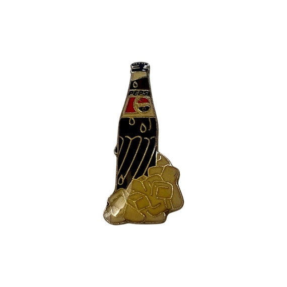 Pepsi Bottle Enamel Pin, Vintage Badge 80s 90s Pe… - image 1