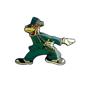 Vintage Slick Joe McWolf from Droopy Cartoon Pin