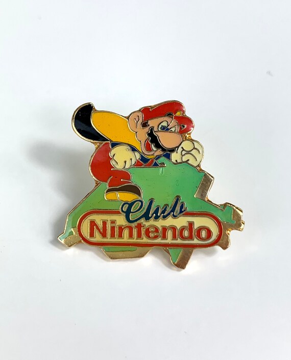 Vintage Club Nintendo Pin. Super Mario Luigi Pin. Badge. Etsy