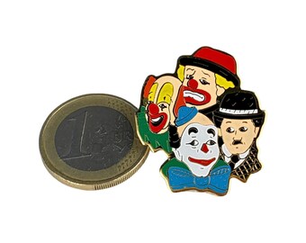 Vintage Clown Pin: Charlie Chaplin Pierrot Circus Lapel Pin - Etsy