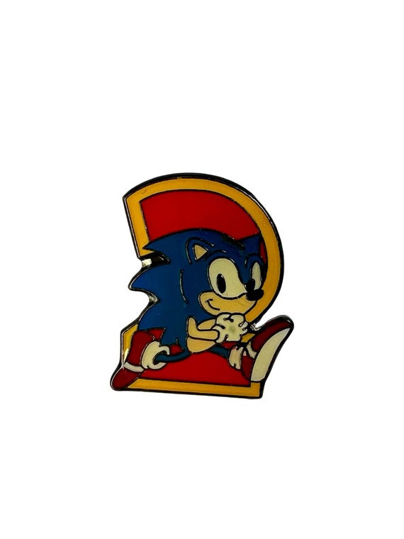 ANCIEN AUTOCOLLANT STICKER Pub Promotion SONIC THE
