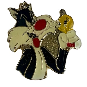 Vintage SYLVESTER and TWEETY BIRD Pin