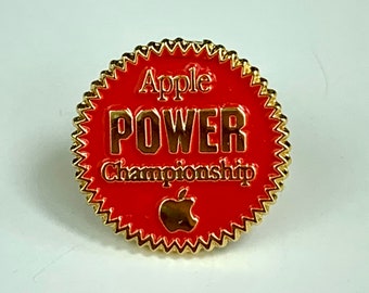 Vintage Apple Computer Power Championship Pin