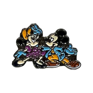 Vintage Minnie Mouse and Mickey Mouse Pin, Disney Pin Gift for Disney Fan small Cute Mickey and Minnie present