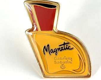 Vintage Gabriela Sabatini Magnetic Perfume Bottle Pin Etsy Israel