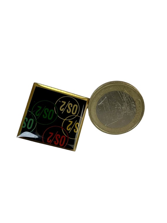 Vintage IBM OS/2 Enamel Pin Badge: 80s-90s Retro … - image 3