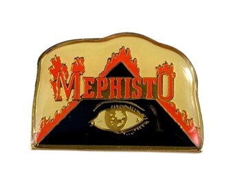 Vintage Mephisto Film Pin, 1981 Classic Movies lapel Pin Badge for Hat Jacket Pinback Button