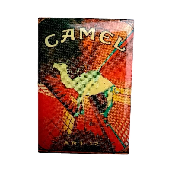 ヴィンテージ キャメル シガレット ラペルピン、80周年記念ピン - Etsy