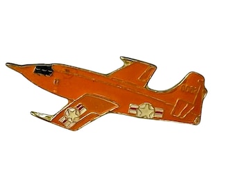 Vintage Bell X-1 Enamel Pin: USA Army Aircraft
