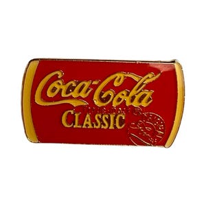 Vintage COCA COLA Lapel Pin, Pinback Badge Gift Coke Collector, Rare Coca Cola Memorabilia