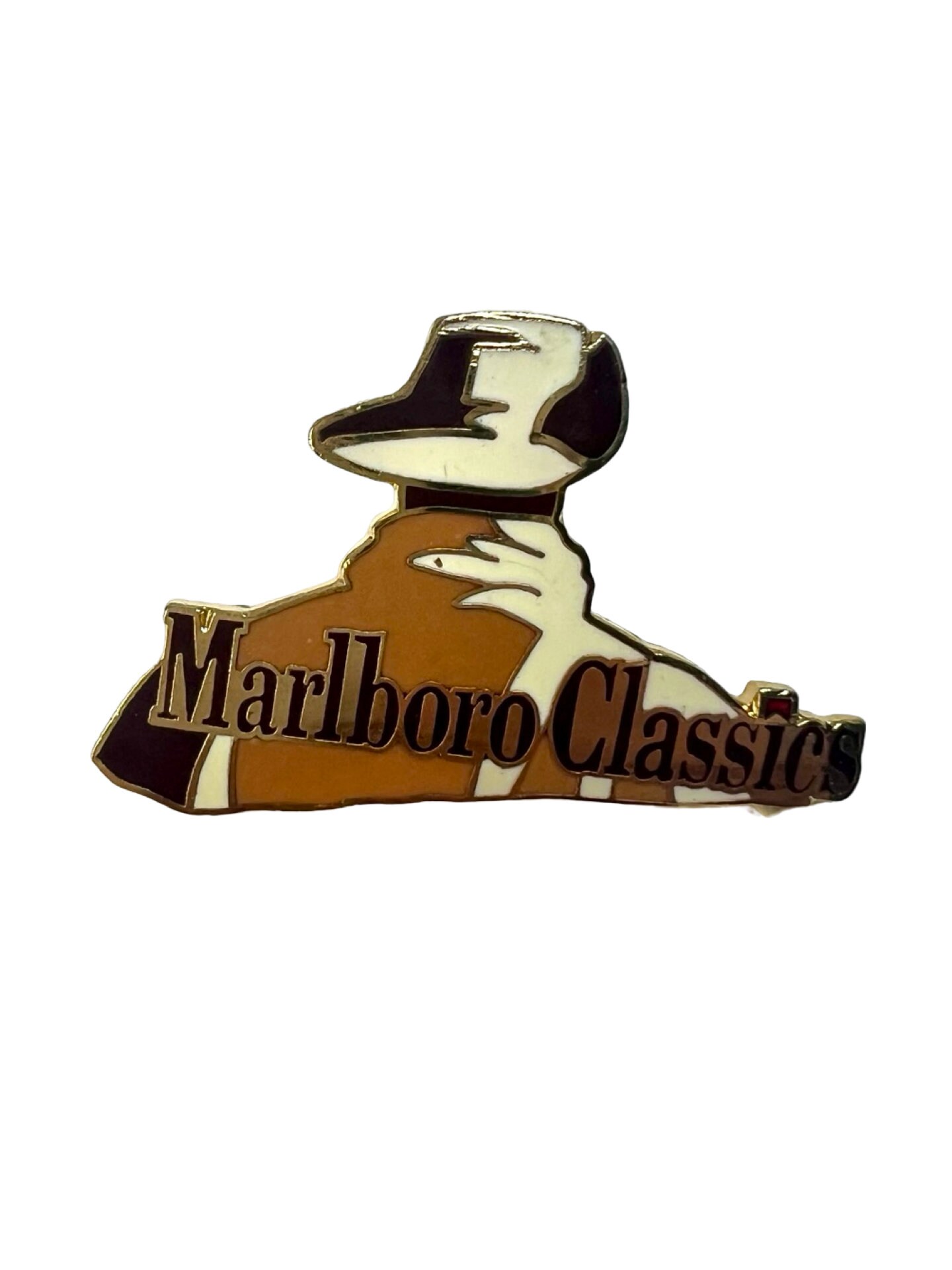 Vintage MARLBORO Classics Lapel Pin Gift for Tobacco Collector