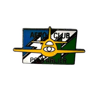 Vintage Aero Club Pin: Flugzeug Anstecknadel