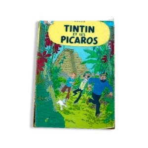 Vintage Abenteuer von Tim und die Picaros, Tim und die Picaros Pin Tintin Cartoon Pin Abzeichen Französisches klassisches Comic Geschenk