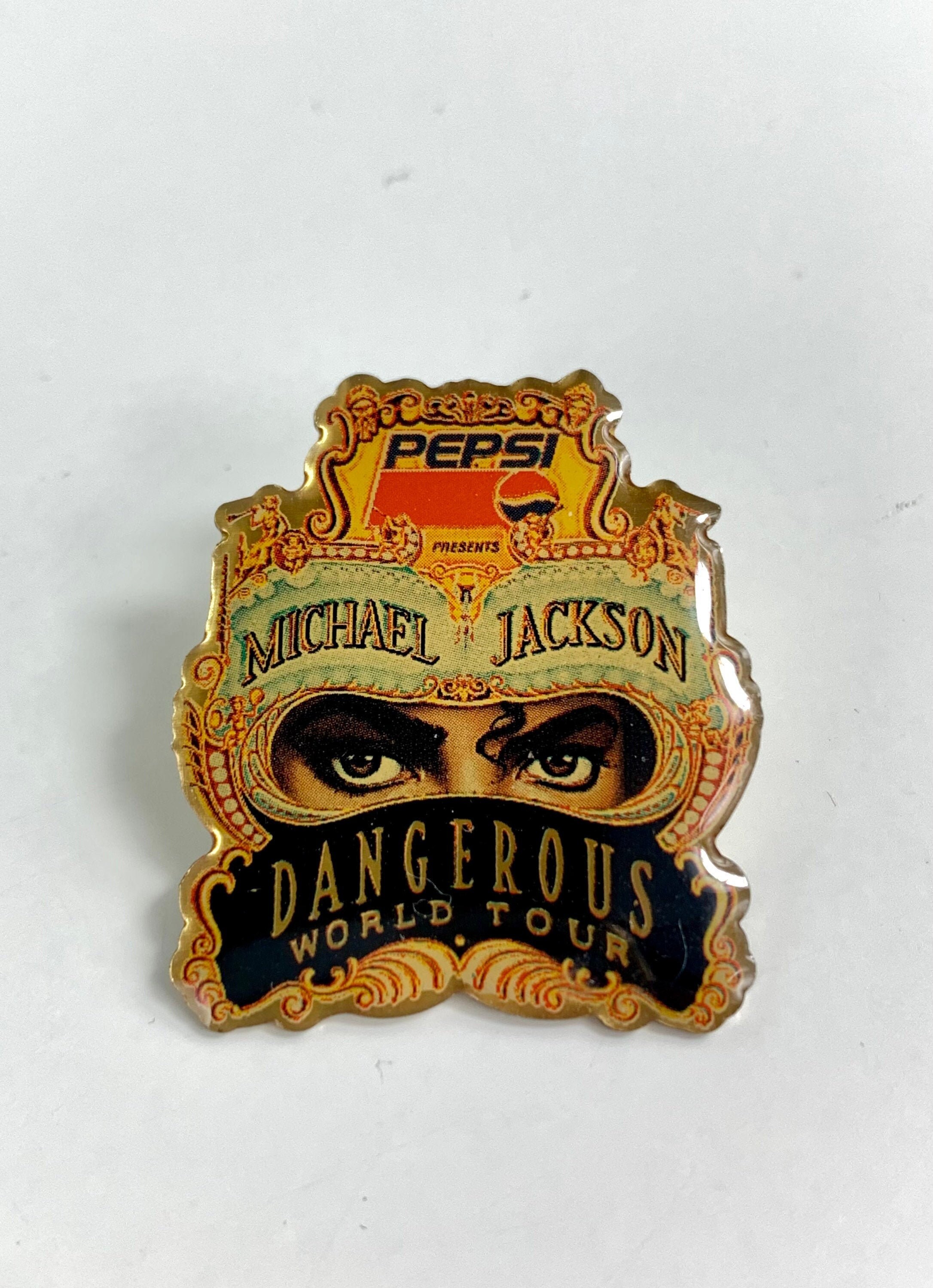 Vintage MICHAEL JACKSON Dangerous Tour Pin. - Etsy