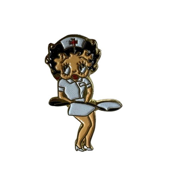 Vintage Betty Boop Enfermera Chapa