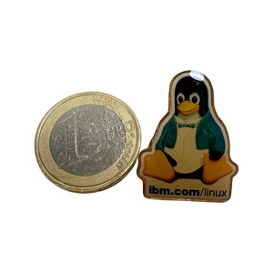 Vintage IBM LINUX Pin Badge Vintage Computer Aesthetic Gift for ...