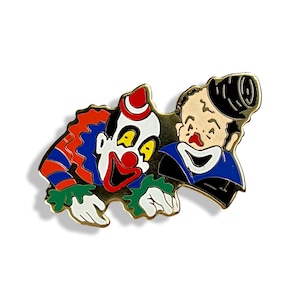 Vintage Clown Hat Pin, Clowncore Jewelry, Pinback Button