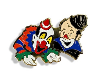 Vintage Clown Hat Pin, Clowncore Jewelry, Pinback Button