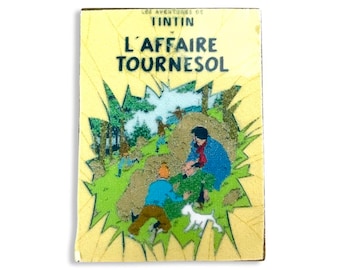 Spilla vintage Tintin: The Calculus Affair - Distintivo del cartone animato francese Hergé