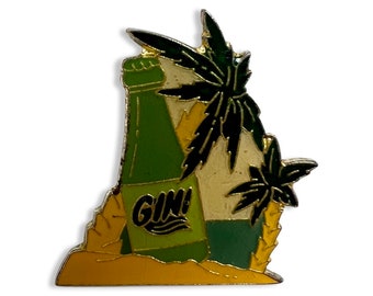 Vintage Gini Drink Pin  La plus chaude des boissons froides