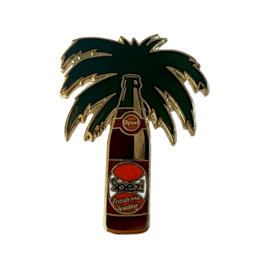 Vintage Spezi Pin, Soft Drink Pin, German Orange Cola, Swamp Juice Soda ...