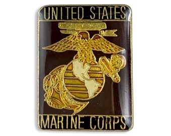 Vintage United State Marine Corps  Badge for VET Soldier USA Badge, 4th July Pin