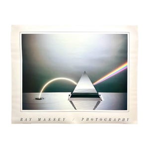 Póster de fotografía artística vintage de los años 90, impresión de póster artístico Ray Massey Prisim Light Fantastic