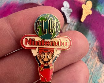 ヴィンテージ クラブニンテンドー スーパーマリオ ピンバッジ