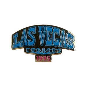Vintage LAS VEGAS TURNIER 1995 Pin, Las Vegas Badge, Stag Hen Do, Holiday memory