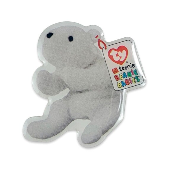 Chilly the Polar Bear Mcdonald s Ty Teenie Beanie Pin 90s Aesthetic Gift Cute Bear Pin Badge Etsy UK