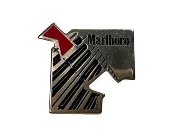 Vintage Marlboro Pin Badge ,Gift for Smoker