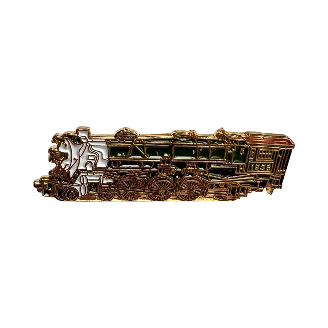 Train Engineer Pin Old Steam TRAIN Enamel Pin, Locomotive Vintage Badge, Gift Train Buff ...