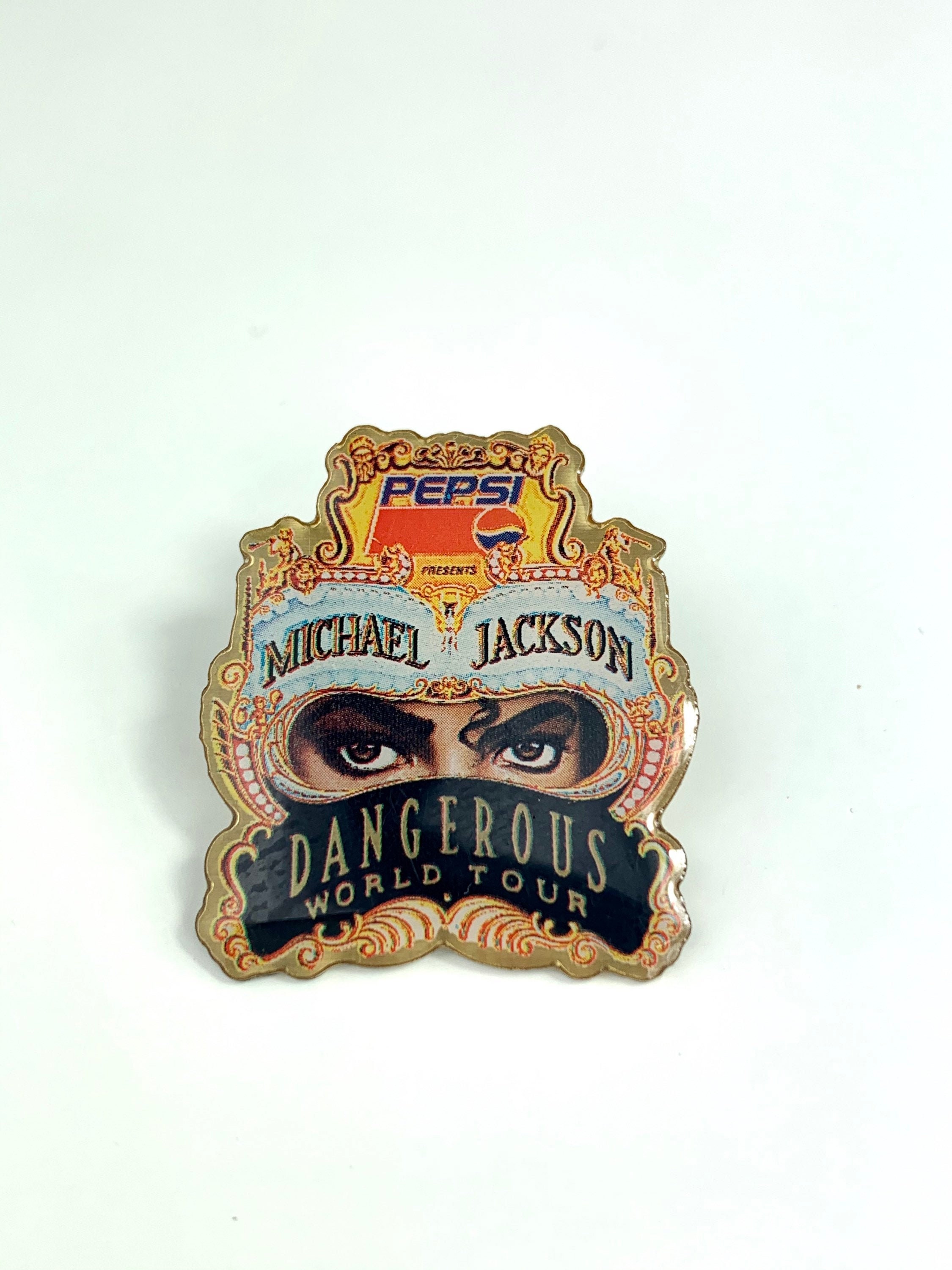 Vintage MICHAEL JACKSON Dangerous Tour Pin. - Etsy