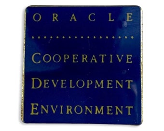 Vintage Oracle Cooperative Developent Environment Pin