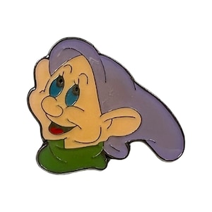 Vintage Snow White and The Seven Dwarfs Pin, Dopey Dwarf. Classic Disney Movie Lapel Pin Disney Trading Pin, Gift for Disney Fan