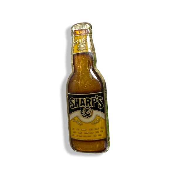 Vintage SHARPS Beer Bottle Lapel Pin - Beer Collection - Enamel  Pin for Hat - Beers of the World Badge - Old Bottle Pins