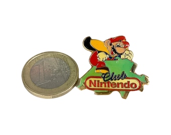 クラブニンテンドー　スーパーマリオ　オリジナルピンバッジ　任天堂Nintendo クラブニンテンドー オリジナルバッジ スーパーマリオブラザーズ