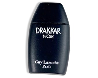 Vintage Drakkar Noir Cologne Pin, 80s, 90s Gift, Miniature Perfume Pin