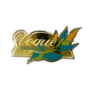vogue cigarettes pin Vintage Lapel Pin Badge
