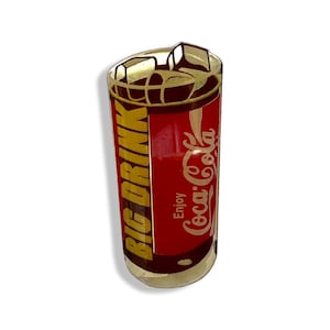 Vintage Coca Cola 'Big Drink' Pin