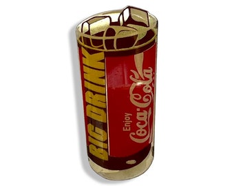 Vintage grote drank Enjoy COCA COLA-speld, cadeau voor colafan