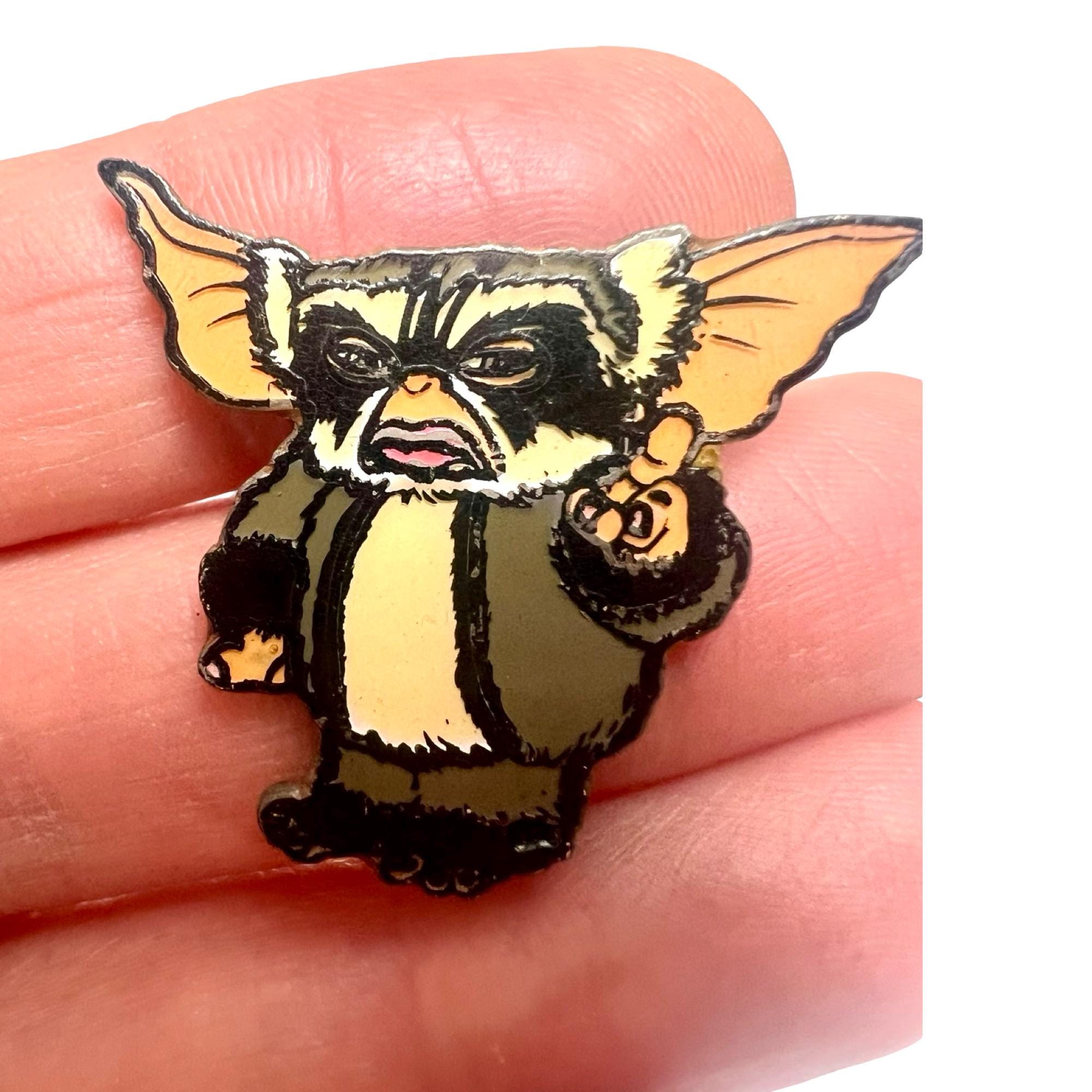 Rare Vintage Gremlins 2 George Pin Enamel Lapel Pin 1989 Warner