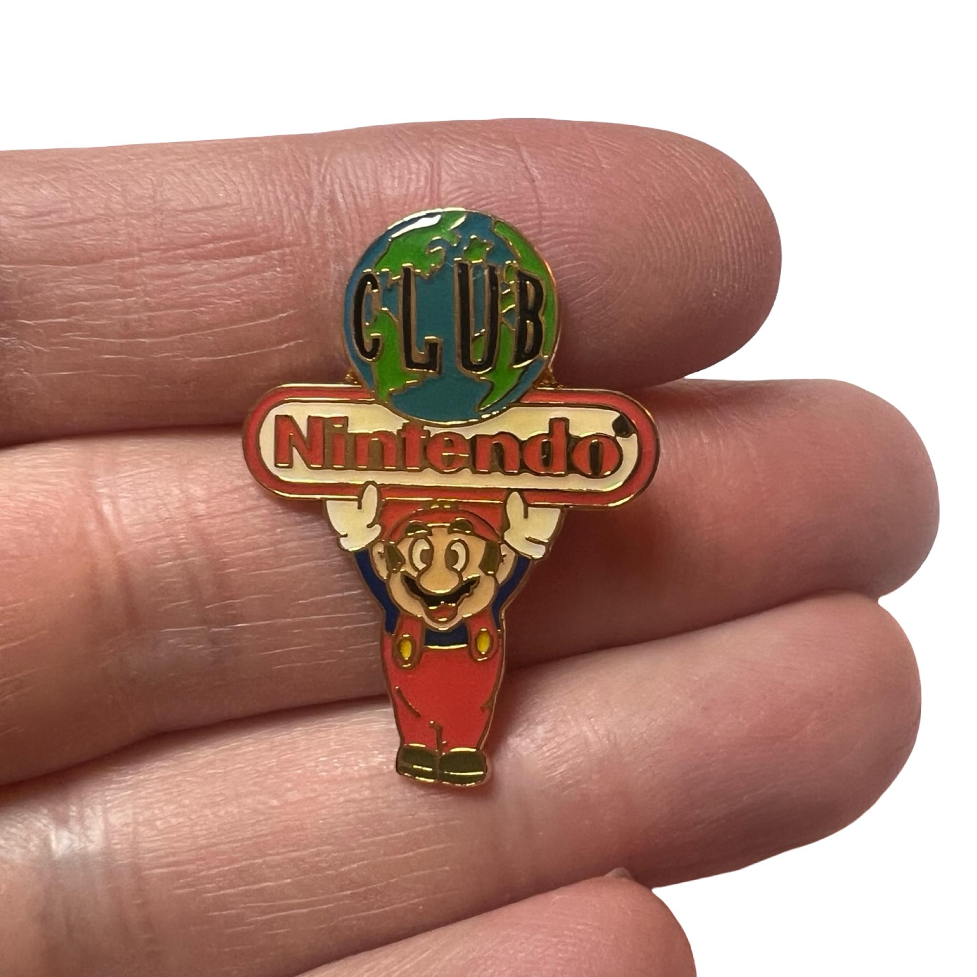 クラブニンテンドー スーパーマリオ ピンバッジ ヴィンテージ クラブニンテンドー スーパーマリオ ピンバッジ
