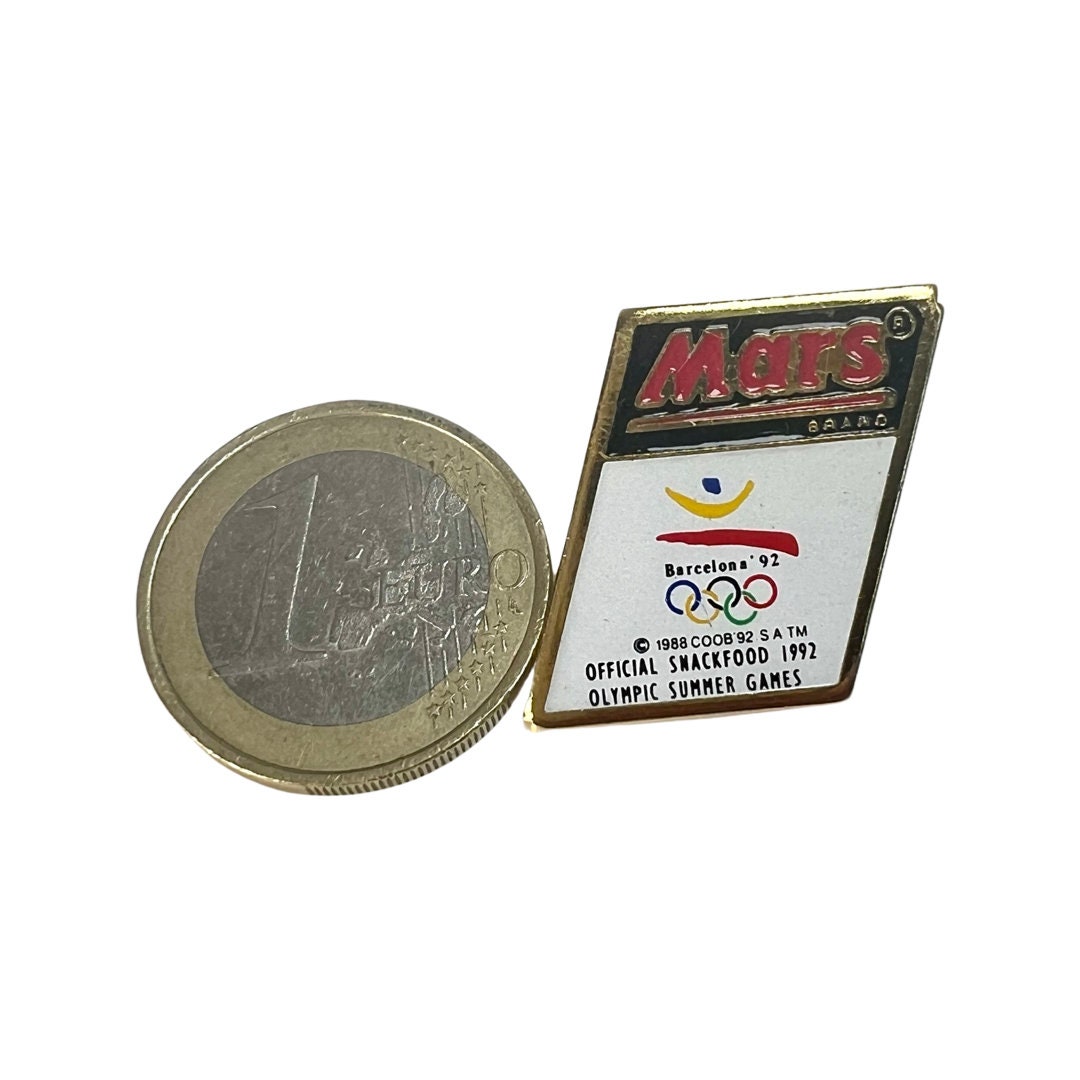 Pin's Barcelona 92 JO ANNEAUX OLYMPIQUES siglé 1988 COOB'92 S.A - Collection