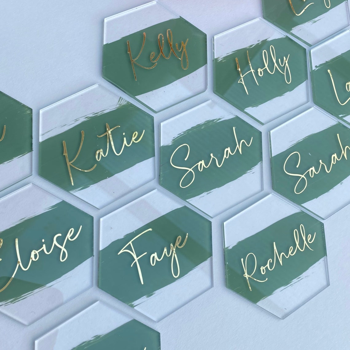 Acrylic Place Name Acrylic Place Cards Wedding Place Names Etsy UK