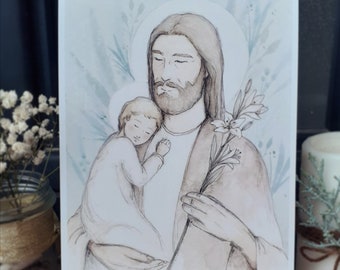 Picture - Saint Joseph and the Child Jesus