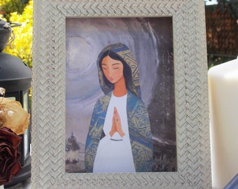 Plate - Virgin Mary.