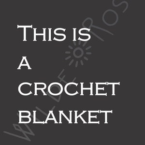 This Is A Crochet Blanket Graphgan Afgan Pattern ONLY